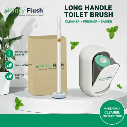 Minty Flush Logo on Handle