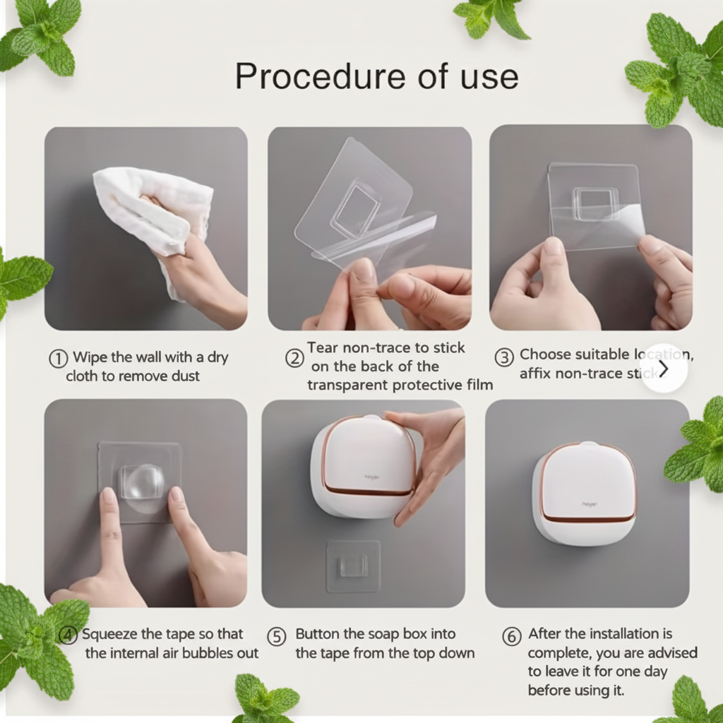 Procedure of Use – With Mint Leaves