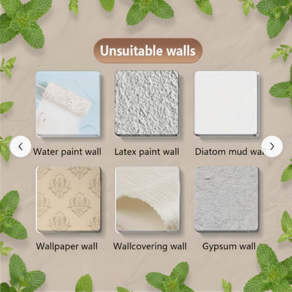 Unsuitable Walls – With Mint Leaves